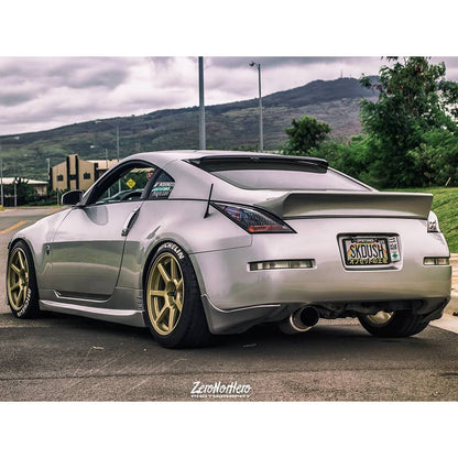 KBD - Nissan 350Z 2003-2008 Nismo V3 Style 2 Piece Polyurethane Side Skirt Add-Ons (37-6120)