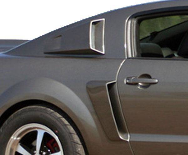 KBD - Ford Mustang 2005-2009 K Spec Style 2 Piece Polyurethane Side Scoops (37-2218)