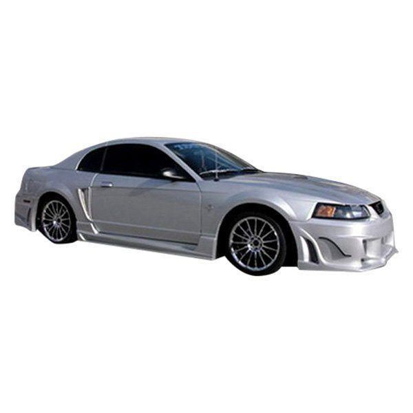 KBD - Ford Mustang 1999-2004 V Spec Style 2 Piece Polyurethane Side Skirts (37-2281)