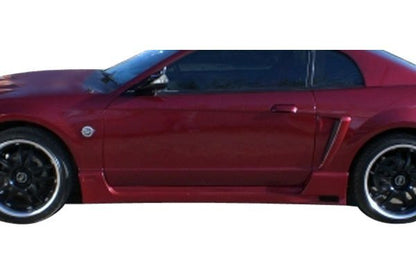 KBD - Ford Mustang 1999-2004 Spy 2 Style 2 Piece Polyurethane Side Skirts (37-2283)