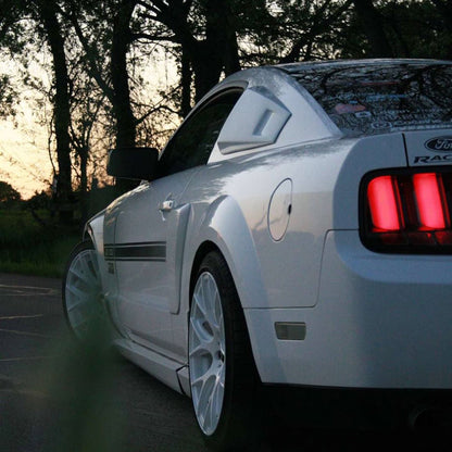 KBD - Ford Mustang 2005-2014 K Spec Style 2 Piece Polyurethane Window Scoops (37-2224)