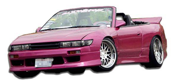 KBD - Nissan 240SX ALL 1989-1994 GP1 Style 2 Piece Polyurethane Side Skirts (37-2295)