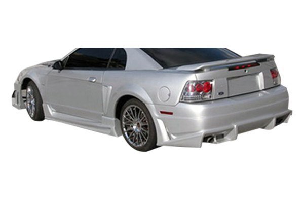 KBD - Ford Mustang 1999-2004 V Spec Style 1 Piece Polyurethane Rear Bumper (37-2227)