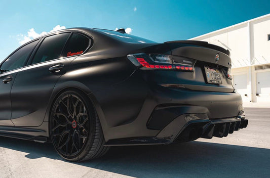 CMST Tuning Carbon Fiber Rear Diffuser for BMW 3 Series G20 G21 M340i 330i 2019-2022