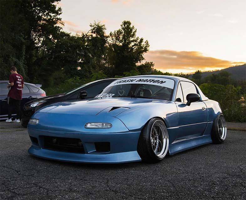 KBD - Mazda Miata 1990-1997 Deuce Style 1 Piece Polyurethane Front Bumper (37-6070)