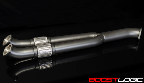 Boost Logic Midpipe (Y-Pipe) Nissan R35 GTR 09+ (Coated)-C-Dub Tech