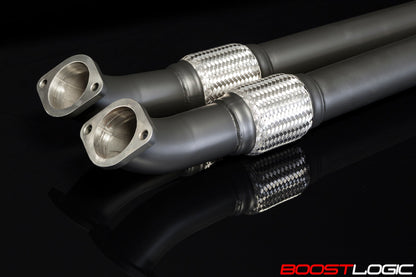 Boost Logic Midpipe (Y-Pipe) Nissan R35 GTR 09+ (Coated)-C-Dub Tech