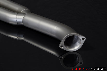 Boost Logic Midpipe (Y-Pipe) Nissan R35 GTR 09+ (Coated)-C-Dub Tech