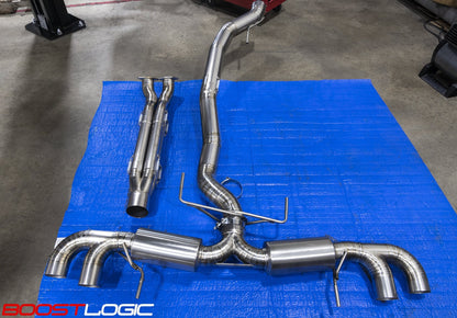 Boost Logic R35 4″ Titanium Exhaust Nissan R35 GTR 09+-C-Dub Tech