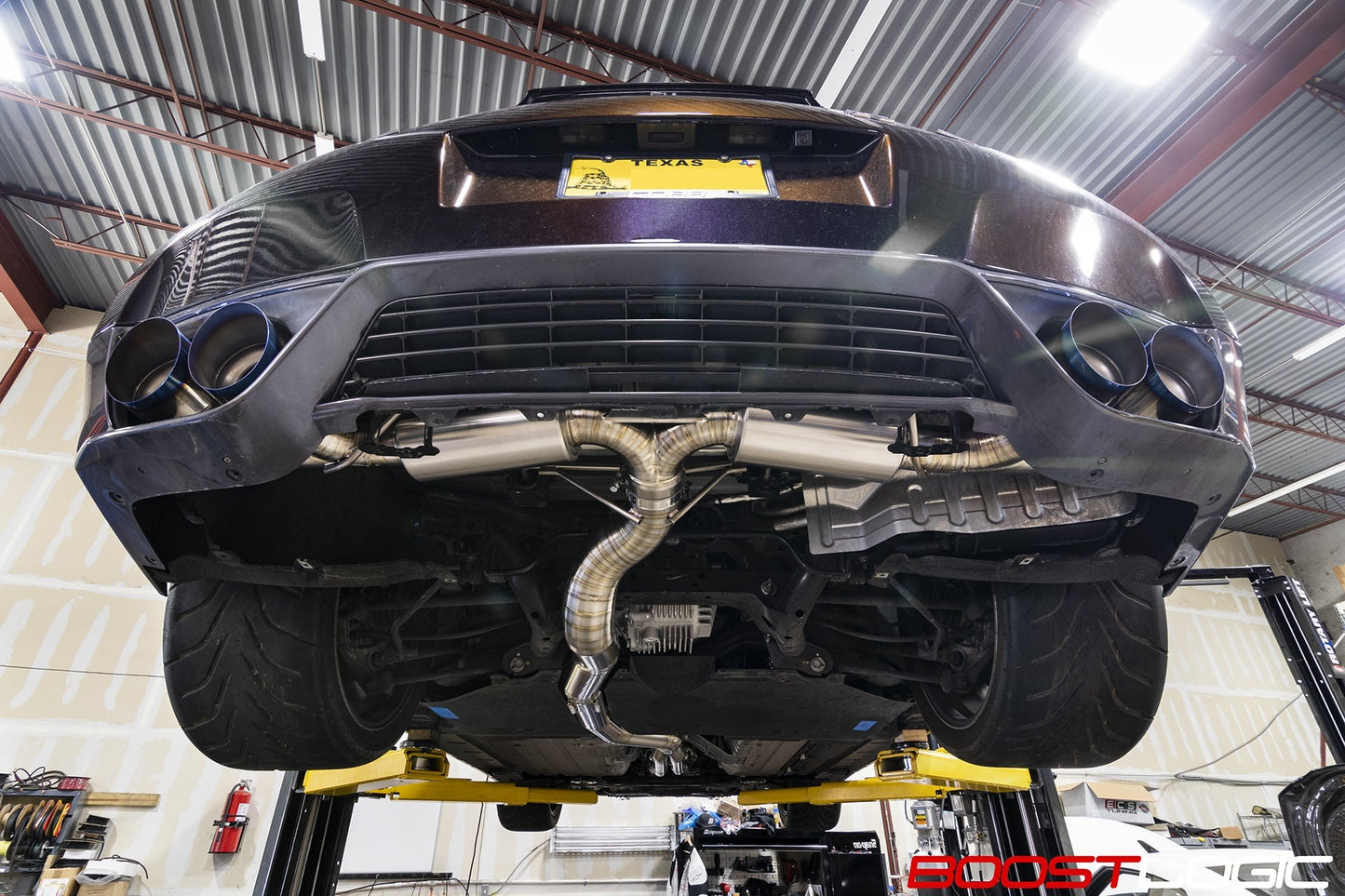 Boost Logic R35 4″ Titanium Exhaust Nissan R35 GTR 09+-C-Dub Tech