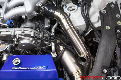 Boost Logic Titanium Upper Intercooler Pipes Nissan R35 GTR 09+-C-Dub Tech