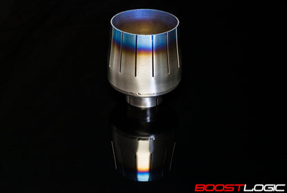 Boost Logic R35 F16 Titanium Exhaust Tip Set Nissan R35 GTR 09+-C-Dub Tech