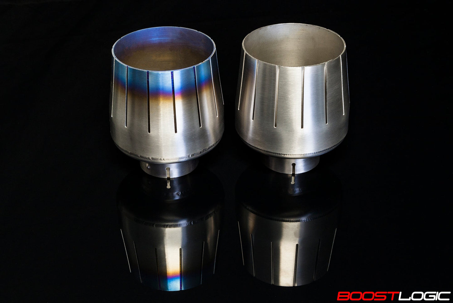 Boost Logic R35 F16 Titanium Exhaust Tip Set Nissan R35 GTR 09+-C-Dub Tech