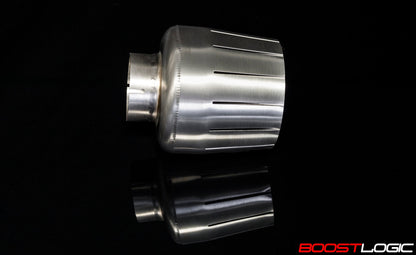 Boost Logic R35 F16 Titanium Exhaust Tip Set Nissan R35 GTR 09+-C-Dub Tech