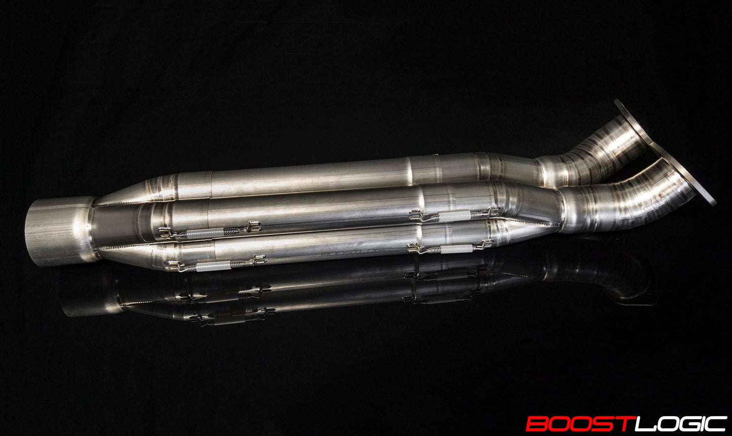 Boost Logic R35 4″ Titanium Exhaust Nissan R35 GTR 09+-C-Dub Tech