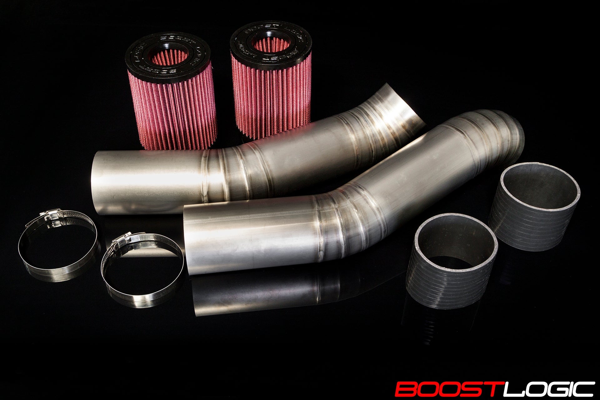 Boost Logic 3.5″ Titanium Intake Kit For R35 GTR 09+-C-Dub Tech