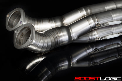 Boost Logic Formula Series Quadzilla Titanium Midpipe Nissan R35 GTR 09+-C-Dub Tech