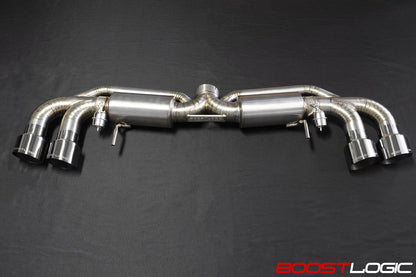 Boost Logic R35 4″ Titanium Exhaust Nissan R35 GTR 09+-C-Dub Tech