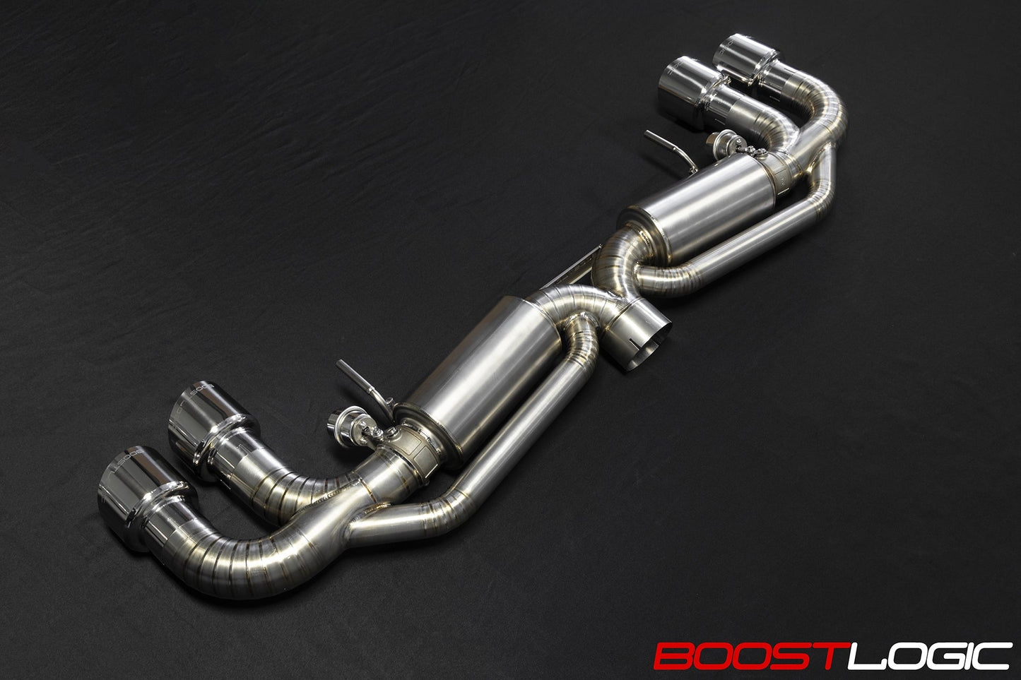 Boost Logic R35 4″ Titanium Exhaust Nissan R35 GTR 09+-C-Dub Tech