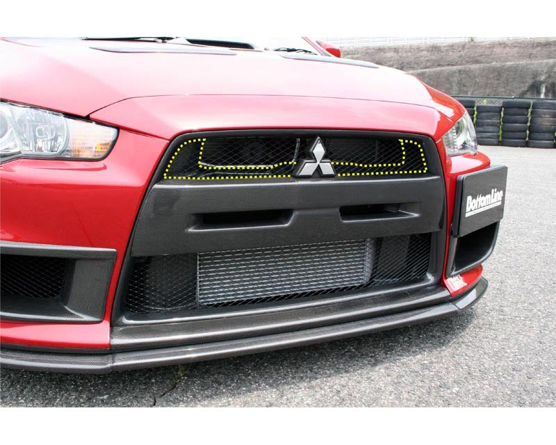 ChargeSpeed Carbon Upper Inner Grill Mitsubishi EVO X 08-12