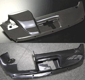 J's Racing Radiator Carbon Fiber Cooling plate Pre-cut for S2000