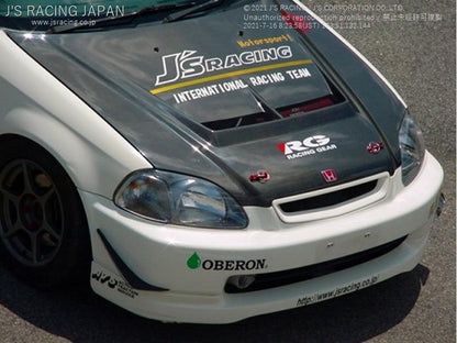 J's Racing Carbon Fiber Canards: 99-00 Civic (EK9)