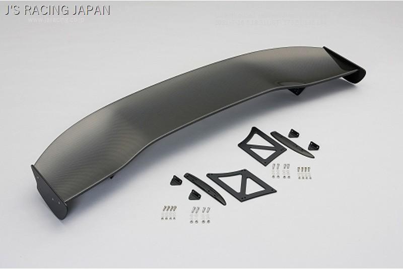 J's Racing 3D GT Wing Type 1 Dry Carbon: 99-09 S2000 (AP1/AP2)