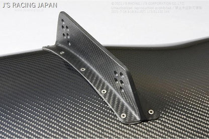 J's Racing 3D GT Wing Type 1 Dry Carbon: 99-09 S2000 (AP1/AP2)