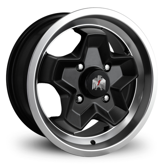 Klassik Rader Porsche 944 Wheels | Satin Black Machined Lip