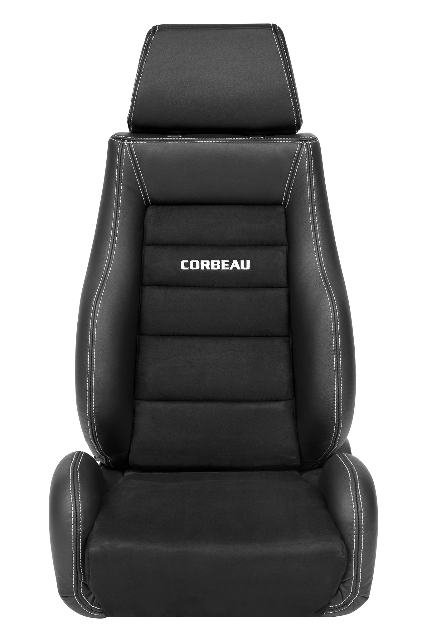 Corbeau GTS II Reclining Seat Pair (Driver & Passenger) - Black Leather/Microsuede
 LS20301PR
