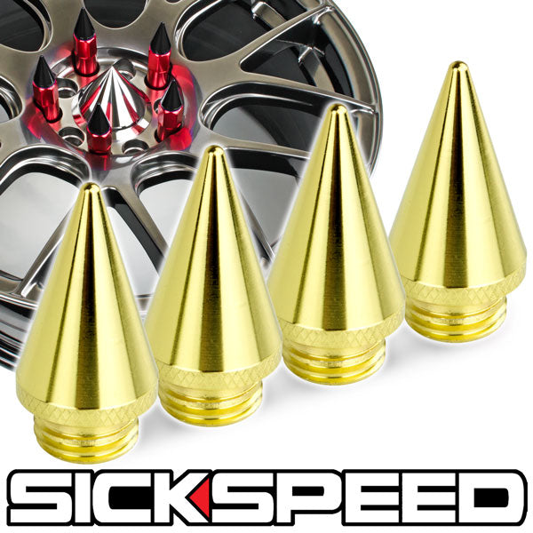 4PC SPIKED CAPS FOR SICKSPEED LUG NUTS ST1-C-Dub Tech