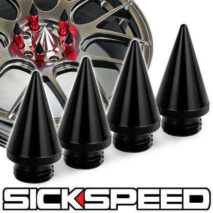 4PC SPIKED CAPS FOR SICKSPEED LUG NUTS ST1-C-Dub Tech