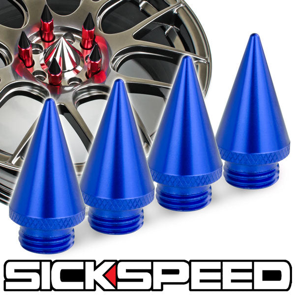 4PC SPIKED CAPS FOR SICKSPEED LUG NUTS ST1-C-Dub Tech