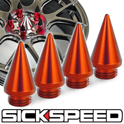4PC SPIKED CAPS FOR SICKSPEED LUG NUTS ST1-C-Dub Tech