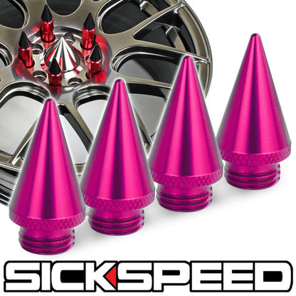 4PC SPIKED CAPS FOR SICKSPEED LUG NUTS ST1-C-Dub Tech