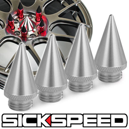 4PC SPIKED CAPS FOR SICKSPEED LUG NUTS ST1-C-Dub Tech