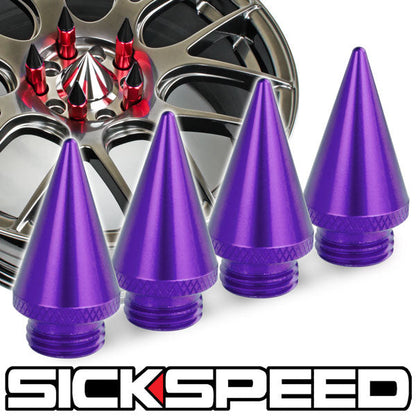 4PC SPIKED CAPS FOR SICKSPEED LUG NUTS ST1-C-Dub Tech
