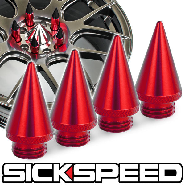 4PC SPIKED CAPS FOR SICKSPEED LUG NUTS ST1-C-Dub Tech