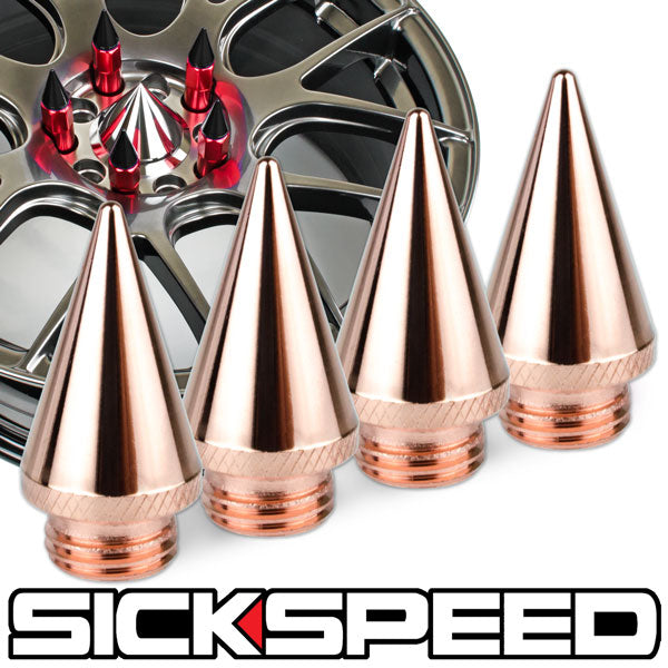 4PC SPIKED CAPS FOR SICKSPEED LUG NUTS ST1-C-Dub Tech