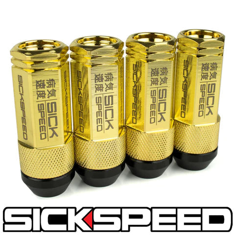 3PC STEEL LUG NUTS 4PC 9/16X18