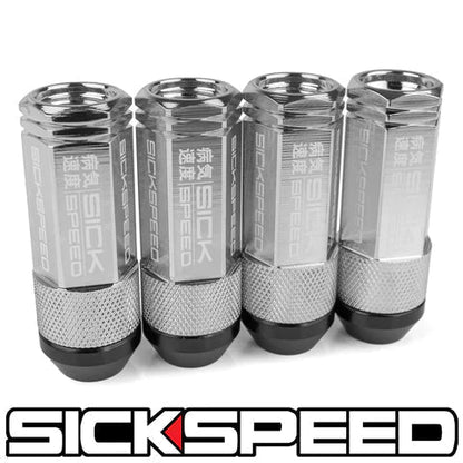 3PC STEEL LUG NUTS 4PC 7/16X20