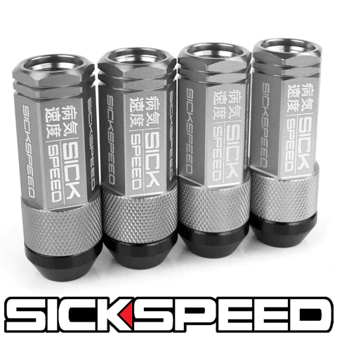 3PC STEEL LUG NUTS 4PC 1/2X20