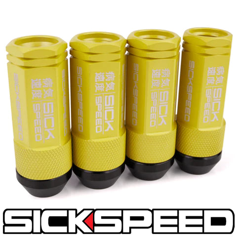 3PC STEEL LUG NUTS 4PC 1/2X20