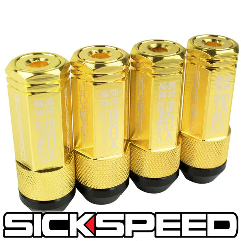 3PC STEEL LUG NUTS 4PC 10X1.25