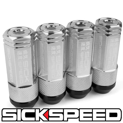 3PC STEEL LUG NUTS 4PC 7/16X20