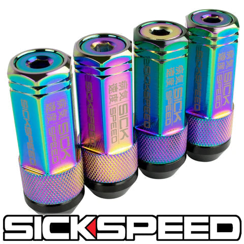 3PC STEEL LUG NUTS 4PC 7/16X20