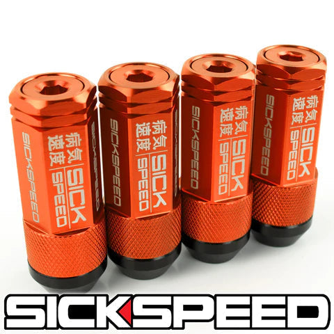 3PC STEEL LUG NUTS 4PC 7/16X20