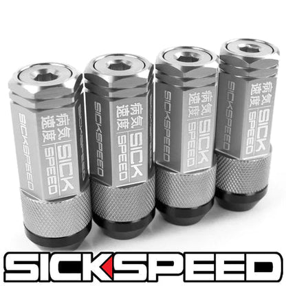 3PC STEEL LUG NUTS 4PC 3/8X24