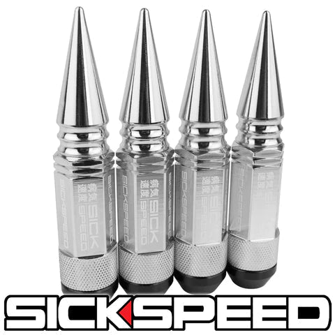 3PC STEEL LUG NUTS 4PC 12X1.5