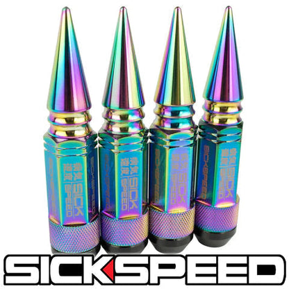 3PC STEEL LUG NUTS 4PC 3/8X24